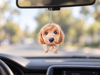 Custom Pet Photo Ornament – Double-Sided, Custom-Cut Acrylic