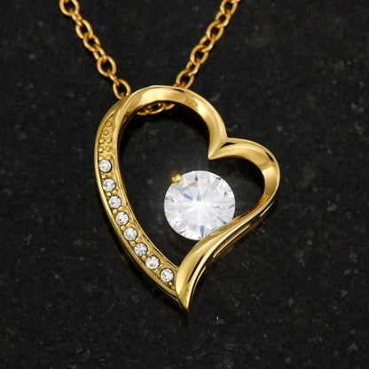 To My Wife – My Greatest Gift Forever Love Necklace & Romantic Rose Heart Gift Box
