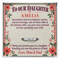 Our Little Girl to Someone We'd Choose as a Friend – Personalized Daughter Ring From Mom & Dad