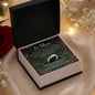 To Mom Christmas Engraved Ring – Personalized Gift From Daughter or Son