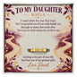 The Steps We Took Together – Personalized Daughter Ring From Stepdad