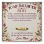 Wherever This Next Chapter Takes You – Personalized Daughter Ring From Mom