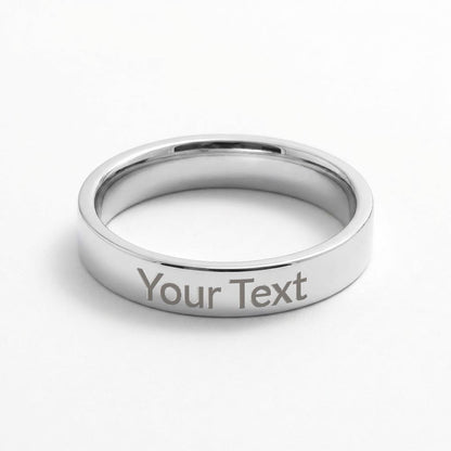 To My Daughter Engraved Ring – Personalized Gift From Mom & Dad