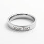 To My Wife Birthday Engraved Ring – Personalized Gift From Husband