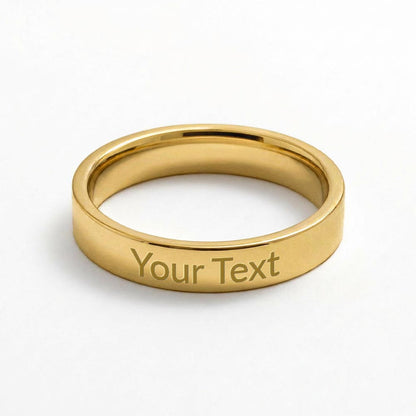 To My Daughter Engraved Ring – Personalized Gift From Dad