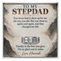 To My Stepdad Engraved Men's Ring – Personalized Gift From Stepdaughter or Stepson