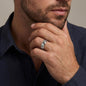 To My Husband Christmas Engraved Ring – Personalized Gift From Wife