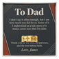 To Dad Engraved Men's Ring – Personalized Gift From Daughter or Son