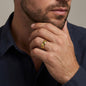 To My Husband Christmas Engraved Ring – Personalized Gift From Wife