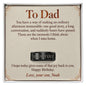 To Dad Birthday Engraved Men's Ring – Personalized Gift From Son
