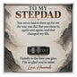 To My Stepdad Engraved Men's Ring – Personalized Gift From Stepdaughter or Stepson