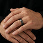 To My Husband Birthday Engraved Ring – Personalized Gift From Wife