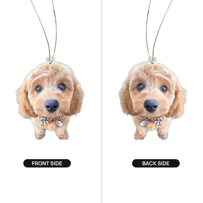 Custom Pet Photo Ornament – Double-Sided, Custom-Cut Acrylic