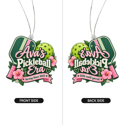 Personalized Pickleball Era Ornament – Custom Name & Date Pickleball Christmas Ornament