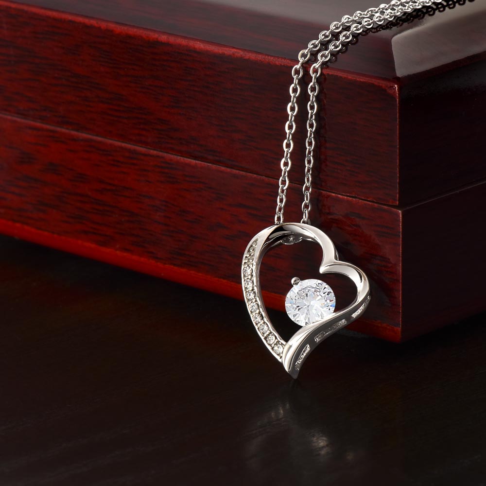 The Little Things Anniversary Necklace for Her – Personalized Forever Love Heart