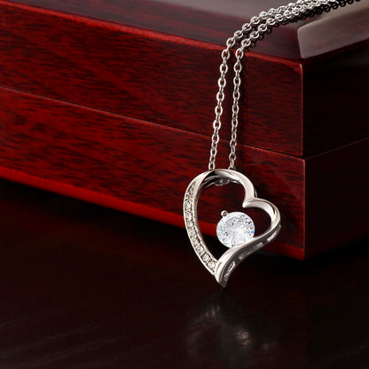 The Little Things Anniversary Necklace for Her – Personalized Forever Love Heart