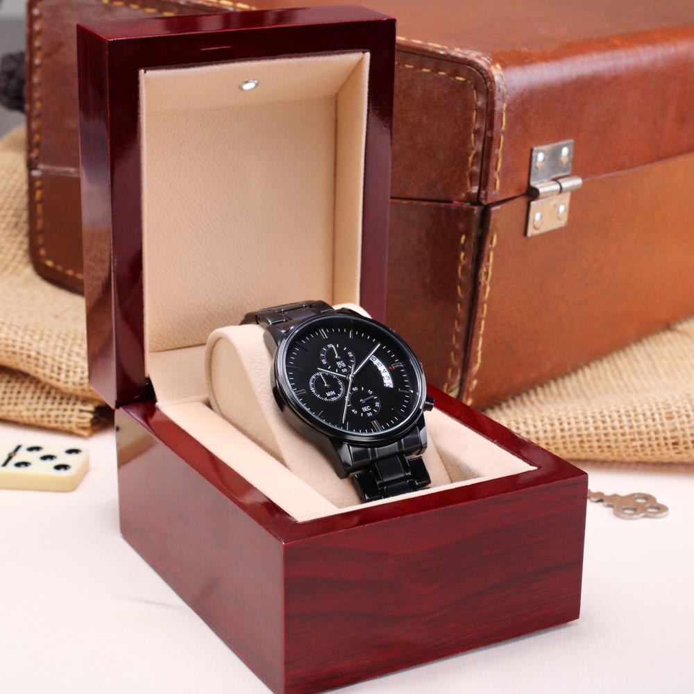Personalized You Still Give Me Butterflies Watch – Romantic Engraved Anniversary Gift for Him