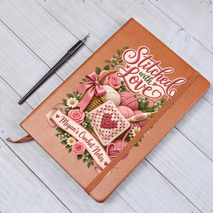 Personalized Crochet Journal — Stitched With Love Custom Crochet Notes Gift