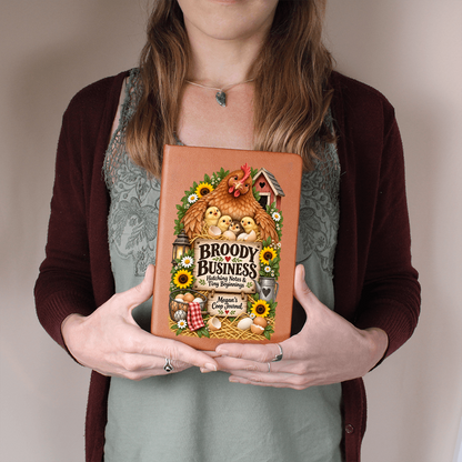 Personalized Chicken Hatching Journal — Broody Business Custom Coop Notes