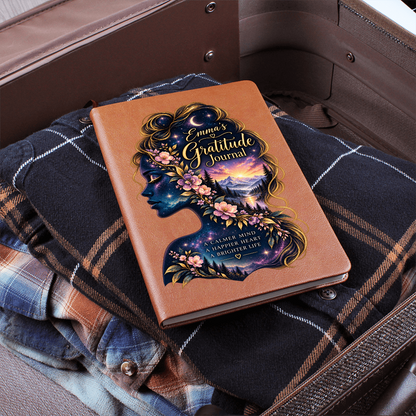 Personalized Gratitude Journal — Custom Name Reflection & Daily Gratitude Notebook