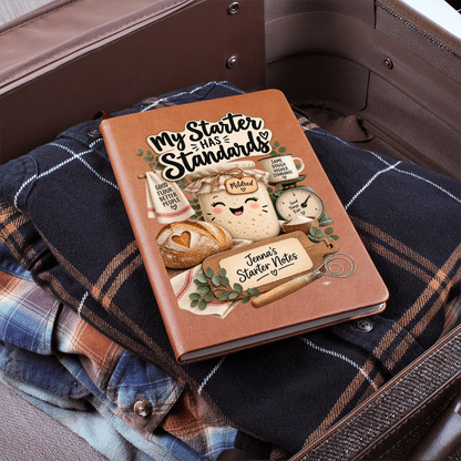 Personalized Sourdough Journal — My Starter Has Standards Custom Starter Notes