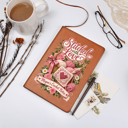 Personalized Crochet Journal — Stitched With Love Custom Crochet Notes Gift
