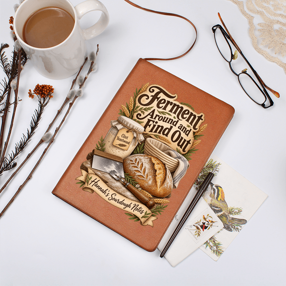 Personalized Sourdough Journal — Ferment Around and Find Out Custom Starter & Baker's Notes