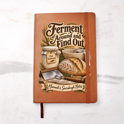 Personalized Sourdough Journal — Ferment Around and Find Out Custom Starter & Baker's Notes