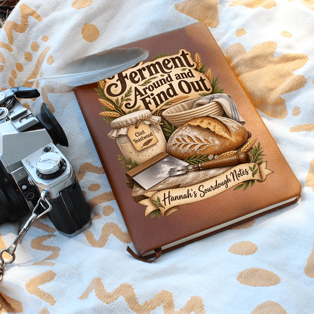 Personalized Sourdough Journal — Ferment Around and Find Out Custom Starter & Baker's Notes