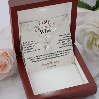 Every Chapter With You Birthday Necklace for Wife – Personalized Eternal Hope