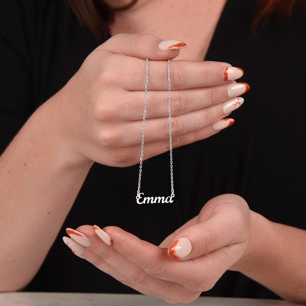 Once Upon a Time Personalized Name Necklace – Fairytale Gift for Daughter, Granddaughter or Someone Special