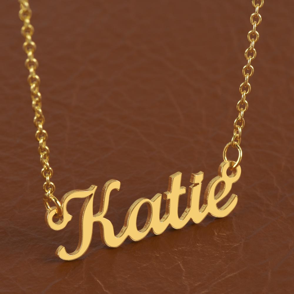 Once Upon a Time Personalized Name Necklace for Daughter – A Heartfelt Gift from Mom & Dad