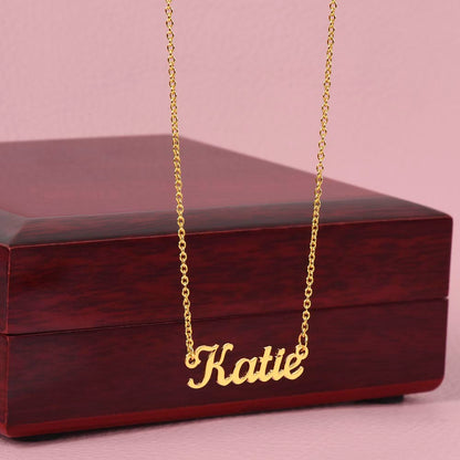 Once Upon a Time Personalized Name Necklace – Fairytale Gift for Daughter or Granddaughter