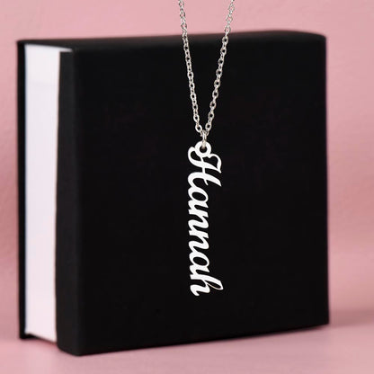 To My Granddaughter Personalized Name Necklace – Heartfelt Gift From Grandma