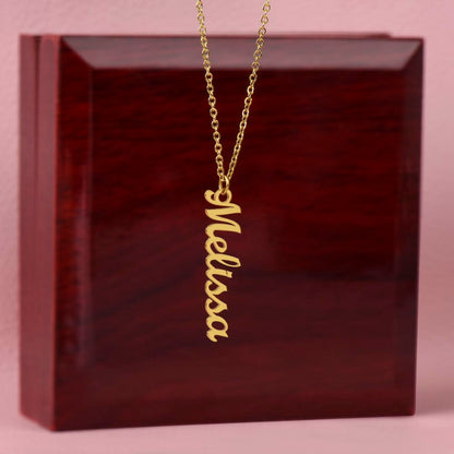 To My Granddaughter Personalized Name Necklace – Heartfelt Gift From Grandma