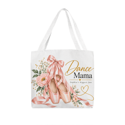 Personalized Dance Mama Tote Bag – Custom Child's Name Dance Mom Gift