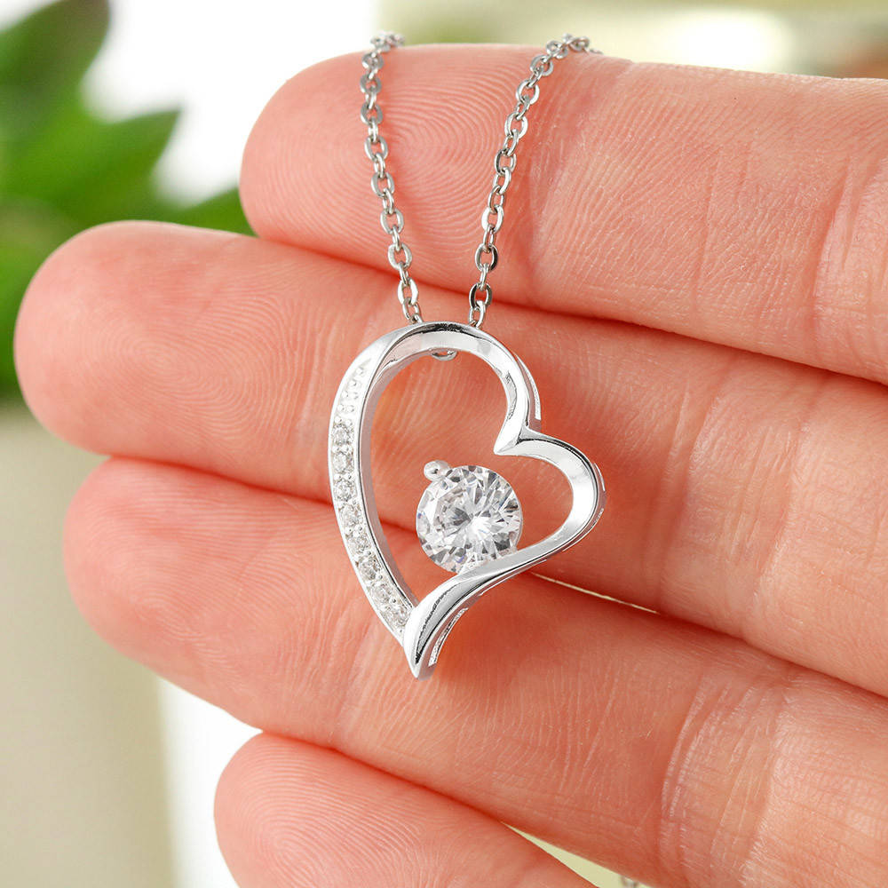 The Little Things Anniversary Necklace for Her – Personalized Forever Love Heart