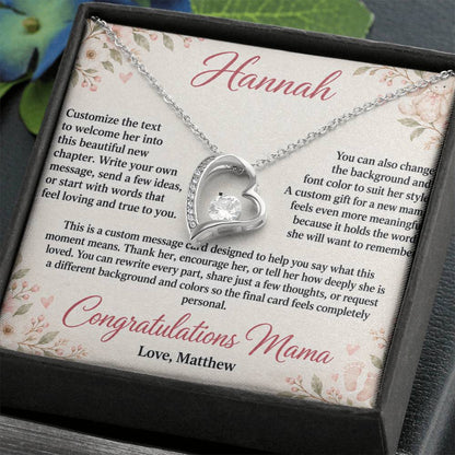 Congratulations Mama – Forever Love Custom Message Card