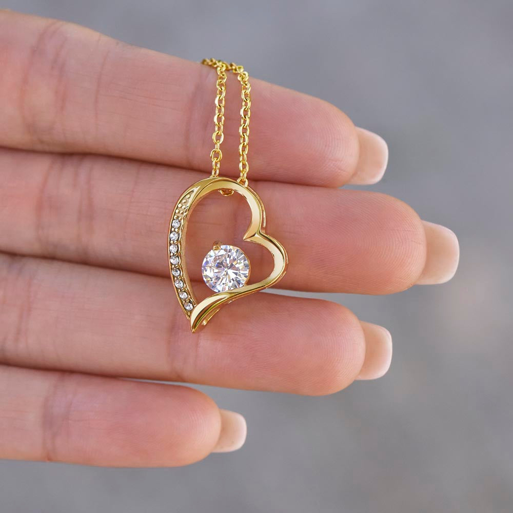 The Little Things Anniversary Necklace for Her – Personalized Forever Love Heart