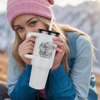 Adventure Crew – Personalized Family Camping Tumbler