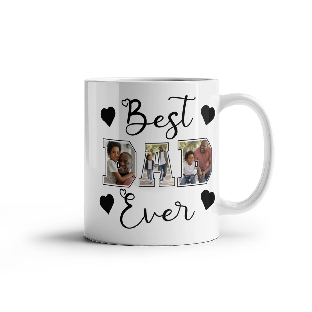 Personalized DAD Photo Collage Mug