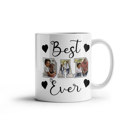 Personalized DAD Photo Collage Mug