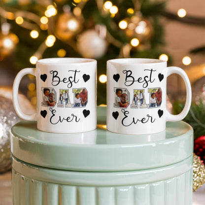 Personalized DAD Photo Collage Mug