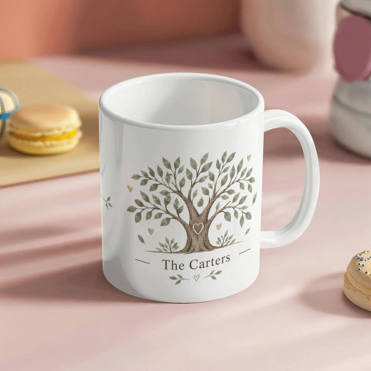 Personalized Family Tree Mug – All Because Two People Fell in Love