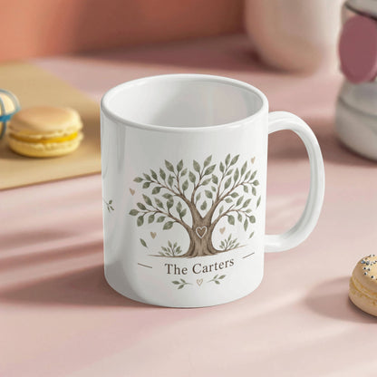 Personalized Family Tree Mug – All Because Two People Fell in Love