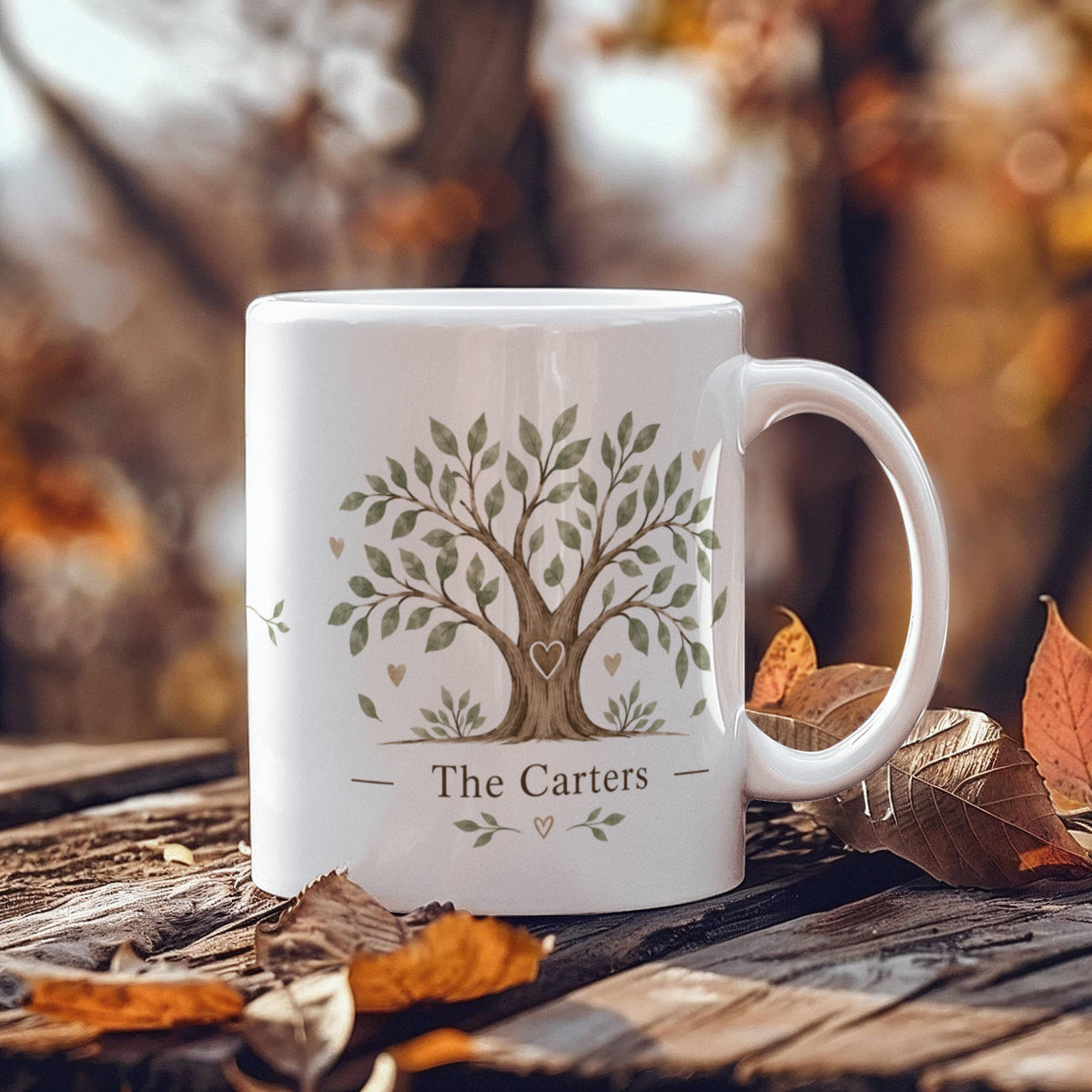Personalized Family Tree Mug – All Because Two People Fell in Love