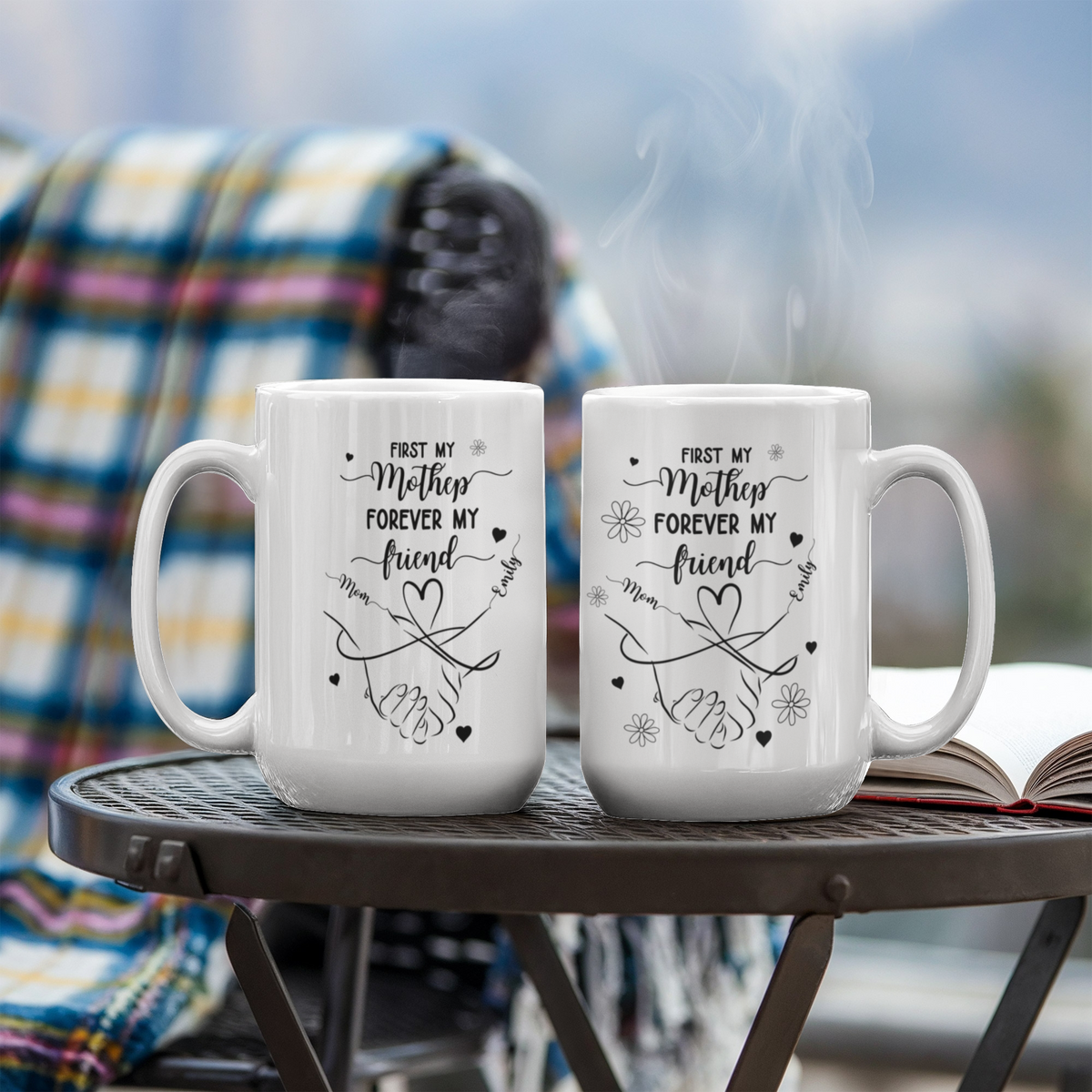 Personalized First My Mother, Forever My Friend Mug – Custom Gift for Mom