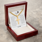 To My Son Graduation Cross Necklace From Mom – Proud of Who You've Become | Personalized Engraved Gift