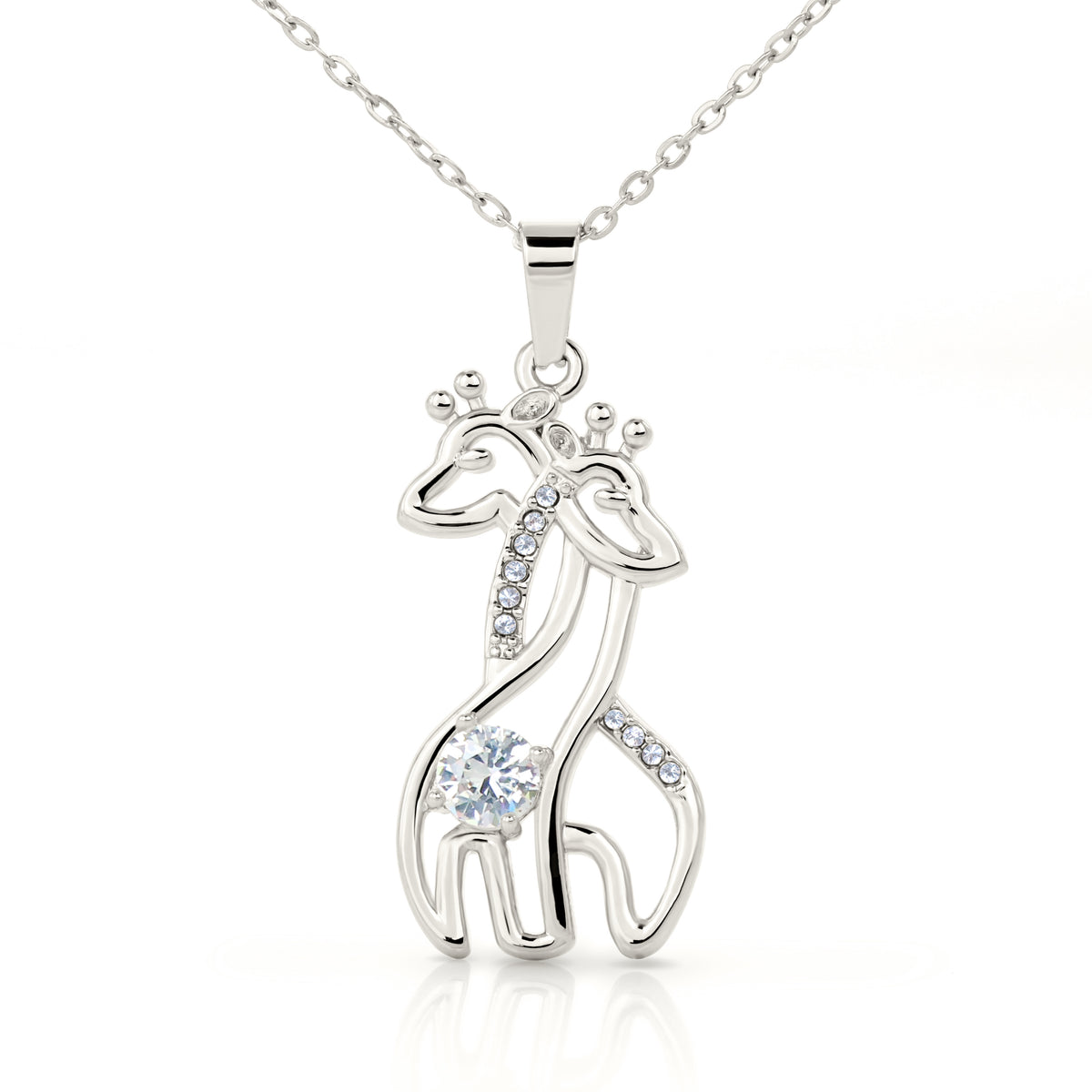 To My Daughter Giraffe Necklace – You'll Always Be My Little Girl