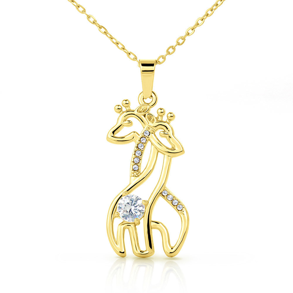 To My Daughter Giraffe Necklace – You'll Always Be My Little Girl